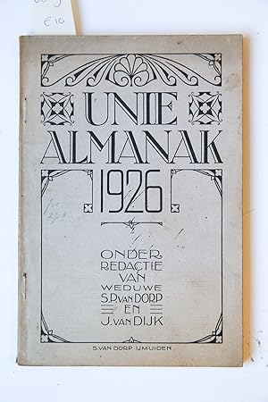 Unie-Almanak 1926. Jaarboekje voor het Christelijk Onderwijs in Nederland, uitgegeven gedeeltelij...