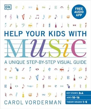 Bild des Verkufers fr Help Your Kids with Music, Ages 10-16 (Grades 1-5) : A Unique Step-by-Step Visual Guide & Free Audio App zum Verkauf von AHA-BUCH GmbH