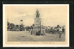 Postcard Bridgetown, the Nelson Monument