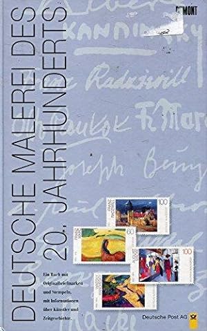 Seller image for Deutsche Malerei des 20. Jahrhunderts. Ein Buch mit Originalbriefmarken und Stem for sale by Die Buchgeister