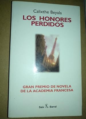 Seller image for Los honores perdidos for sale by Llibreria Fnix