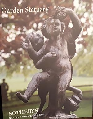 Garden Statuary - Thursday, June 25, 1998/Sale # 7156/ Lots 1-285