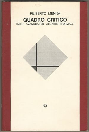 Seller image for Quadro critico dalle avanguardie all'arte informale. for sale by Libreria Antiquaria Palatina