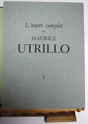 Seller image for L'oeuvre complet de Maurice Utrillo for sale by Librairie de l'Avenue - Henri  Veyrier