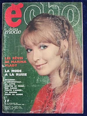 Image du vendeur pour CHO de la MODE - n44 de 1967 - Marina Vlady. Brassens. mis en vente par Bouquinerie Spia