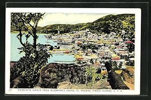 Postcard Charlotte Amalie, from Bluebeard's Castle St. Thomas