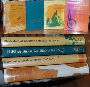 Illustrators of Children's Books 1744-1945, 1946-1956, 1957-1966, 1967-1976, Four Vols, 3 in DJ, ...