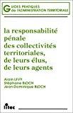 Seller image for Responsabilit Pnale Des Collectivits Territoriales, De Leurs lus, De Leurs Agents for sale by RECYCLIVRE