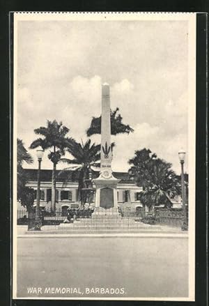Postcard Barbados, War Memorial