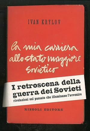 Seller image for La mia carriera allo Stato Maggiore Sovietico for sale by Sergio Trippini