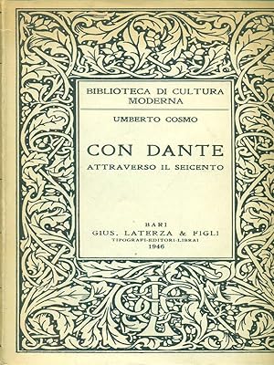 Bild des Verkufers fr Con Dante attraverso il Seicento zum Verkauf von Librodifaccia