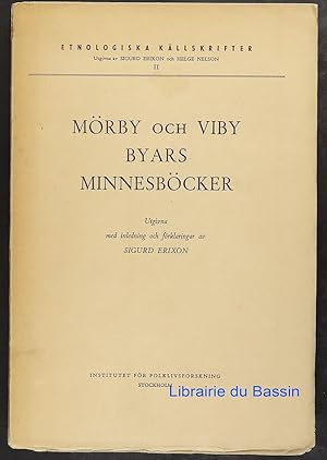 Seller image for Mrby och viby byars minnesbcker for sale by Librairie du Bassin
