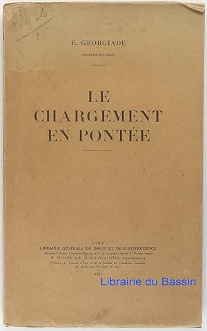 Le chargement en pontée