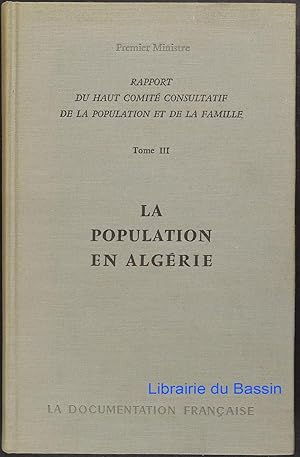 Imagen del vendedor de Contributions  l'tude de la dmographie de l'Algrie a la venta por Librairie du Bassin