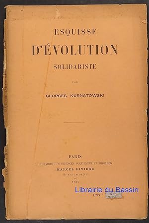 Esquisse d'évolution solidariste