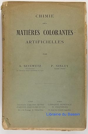 Chimie des matières colorantes artificielles