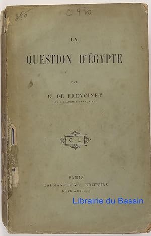 Seller image for La question d'Egypte for sale by Librairie du Bassin