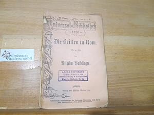 Seller image for Die Britten in Rom : Novelle. [Briten] Wilhelm Waiblinger for sale by Antiquariat im Kaiserviertel | Wimbauer Buchversand