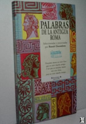 Seller image for PALABRAS DE LA ANTIGUA ROMA for sale by Librera Maestro Gozalbo