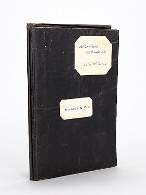 Notes de cours manuscrites : Cours de Mécanique rationnelle. Mécanique du point. Cinématique (2 c...