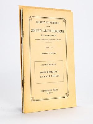 Immagine del venditore per [ Lot de 4 brochures sur le thme des Voies romaines en Gironde ] Voies romaines en Pays Boen, par l'abb Marc Boudreau - Le site sub-lacustre de Sanguinet et son environnement. Le lac de Sanguinet-Cazaux. Le trac de la voie romaine de Lamothe  Biscarosse, par Claude Richir - Voie romaine en Pays de Born par S. Barrau et J. Bourden - Emprise du Camin Arriaou, par Ren Lalanne venduto da Librairie du Cardinal