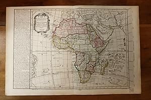 1765 1770 Map Carte géographique Atlas Afrique Africa