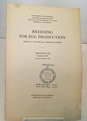 Seller image for Breeding For Egg Production for sale by S. Howlett-West Books (Member ABAA)