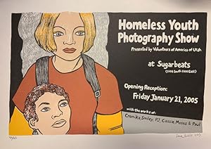 Signed, Limited Edition Poster by Artist Leia Bell: Homeless Youth Photography Show