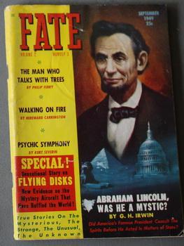 Imagen del vendedor de FATE (Pulp Digest Magazine); Vol. 2, No. 3, September 1949 - Aleister Crowley - Abraham Lincoln a la venta por Comic World