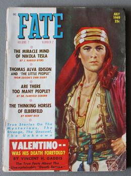 Seller image for FATE (Pulp Digest Magazine); Vol. 2, No. 2, July 1949 COVER STORY/ ILLUSTRATION; Valentino . . Was His Death Foretold? by Vincent H. Gaddis for sale by Comic World