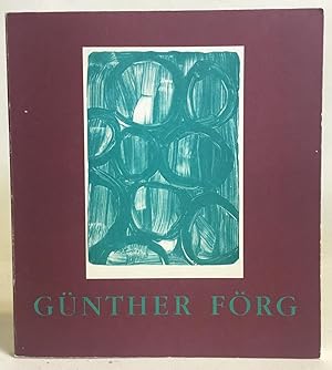 Immagine del venditore per Gunther Forg venduto da Exquisite Corpse Booksellers