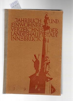 Jahrbuch und Einwohnerverzeichnis der Landeshauptstadt Innsbruck 1946/47