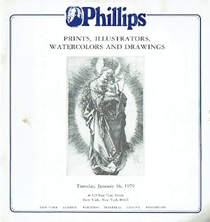Phillips January 1979 Prints, Illustrators, Watercolors & Drawings