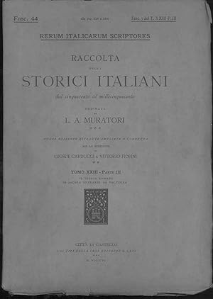 Il diario romano di Jacopo Gherardi da Volterra. 7 settembre 1479, 12 agosto 14841, Il diario con...
