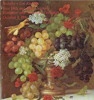 Seller image for Sothebys October 1981 Fine 19th & 20th Century European & American Paintings for sale by thecatalogstarcom Ltd