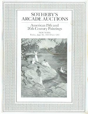 Seller image for Sothebys June 1988 American 19th & 20th Century Paintings for sale by thecatalogstarcom Ltd