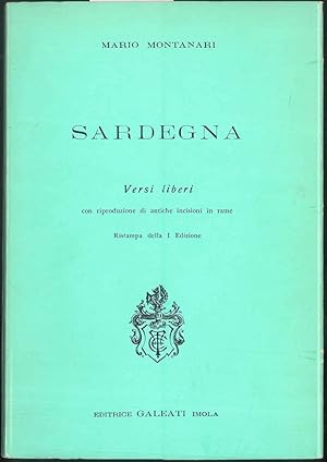 Sardegna. Versi liberi con riproduzione di antiche incisioni in rame.