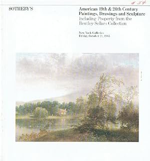 Seller image for Sothebys October 1983 American 19th & 20th Century Paintings Inc. Bentley-Sellar for sale by thecatalogstarcom Ltd