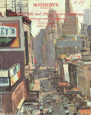 Seller image for Sothebys June1985 American 19th & 20th Century Paintings for sale by thecatalogstarcom Ltd