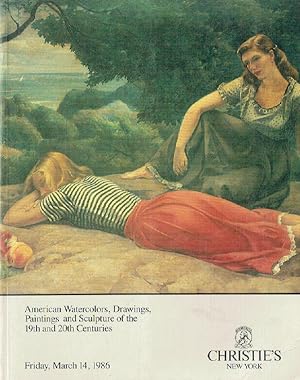 Seller image for Christies March 1986 American Watercolours, Paintings & Drawings for sale by thecatalogstarcom Ltd