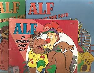 3 Alf Paperbacks; Alf A Day at the Fair, Alf in Winner Take Alf, and Alf Summer Camp Adventure