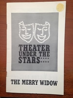 Atlanta GA Theater Under the Stars Program for The Merry Widow 1961.