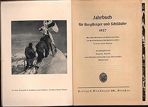 Bild des Verkufers fr Jahrbuch fr Bergsteiger und Schilufer 1937, ;Mit einem Geleitwort des Auerordentlichen und Bevollmchtigten Botschafters in Wien Franz von Papen, zum Verkauf von Antiquariat Kastanienhof