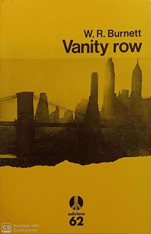 Imagen del vendedor de Vanity row a la venta por Llibres Capra