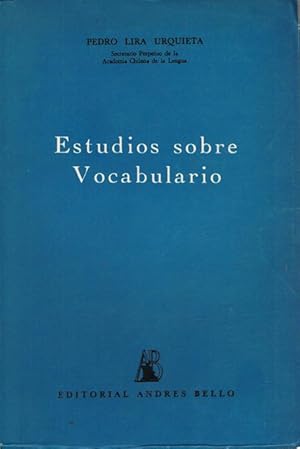 Imagen del vendedor de ESTUDIOS SOBRE VOCABULARIO a la venta por Asilo del libro