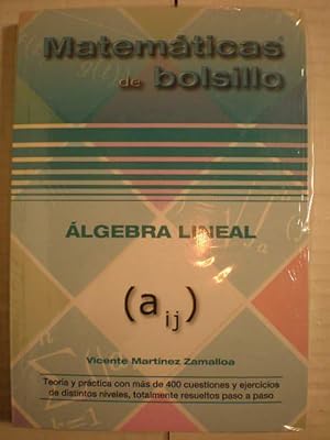Imagen del vendedor de Matemticas de bolsillo. Algebra lineal a la venta por Librera Antonio Azorn