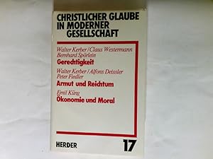 Image du vendeur pour Gerechtigkeit / Armut und Reichtum / konomie und Moral mis en vente par Antiquariat Buchhandel Daniel Viertel