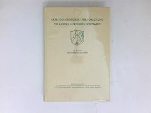 Geisteswissenschaften : Arbeitsgemeinschaft für Forschung des Landes Nordrhein-Westfalen. Band 23.