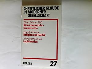 Immagine del venditore per Menschenrechte - Grundrechte / Religion und Politik / Legitimation venduto da Antiquariat Buchhandel Daniel Viertel
