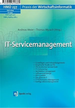 Seller image for IT-Servicemanagement for sale by Antiquariat Bookfarm